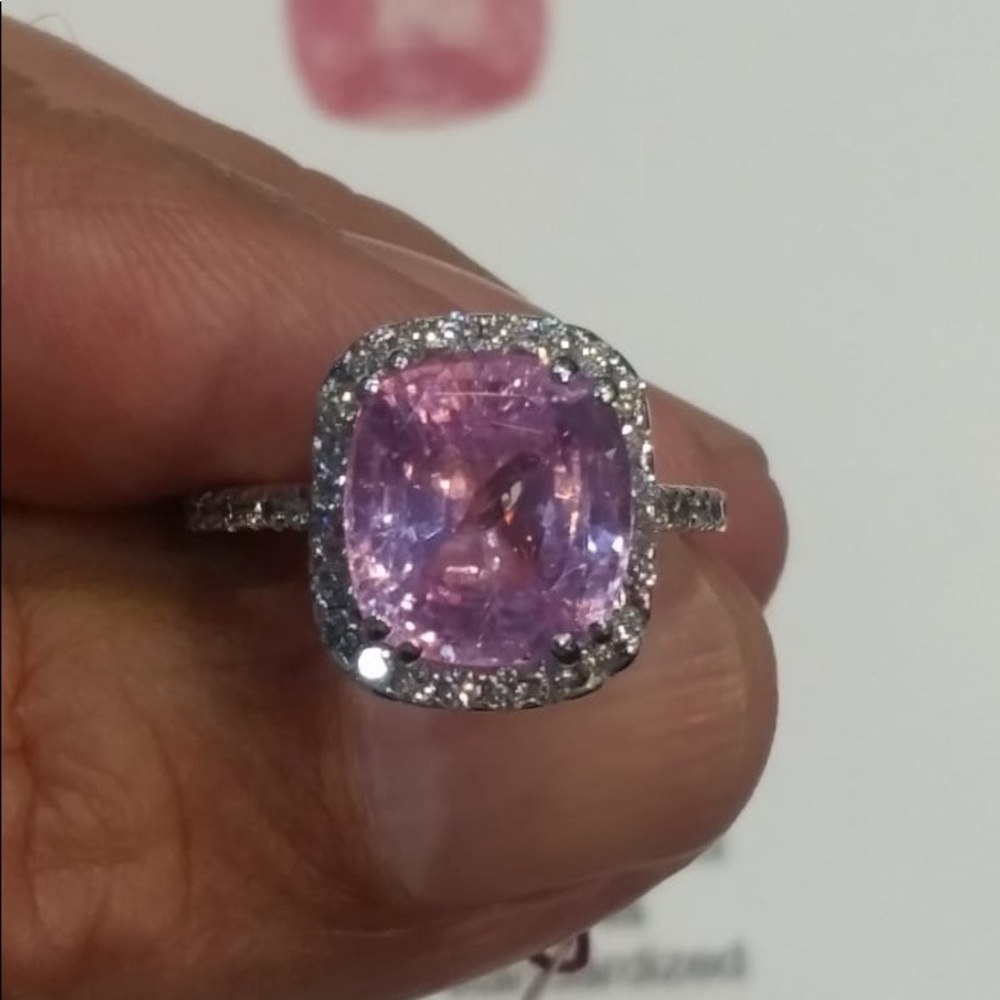 Padparacha Engagement Ring! GIA certified!